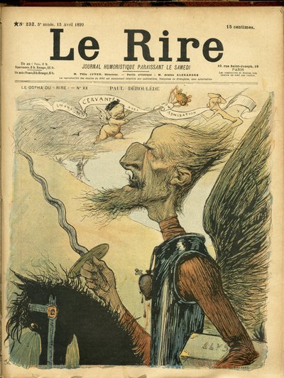Charles Leandre (1862-1934) 为 Le Rire 的封面插图 作者 查尔斯·莱安德烈