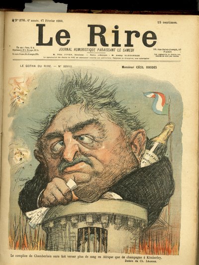 Charles Leandre (1862-1934) 为 Le Rire 的封面插图 作者 查尔斯·莱安德烈