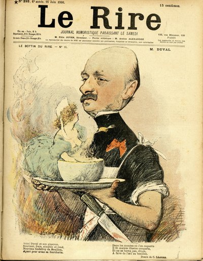 Charles Leandre (1862-1934) 为 Le Rire 的封面插图 作者 Charles Leandre