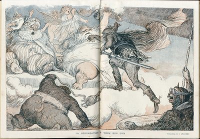Charles Leandre (1862-1934) 在“幻想曲”中的插图 作者 查尔斯·莱安德烈