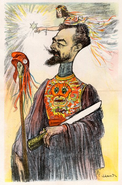 保罗-杜默（1857-1932）--查尔斯-勒安德尔（1862-1934）1902年在 "Le Rire "上所作的漫画 作者 查尔斯·莱安德烈
