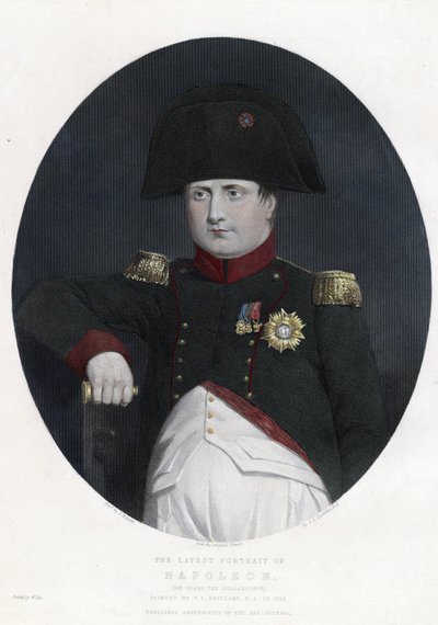 拿破仑在 Bellerophon 上的最新肖像 - Eastlake, Sir Charles Lock (1793-1865) - 1815 - 蚀刻，水彩 - 29,5x22,4 - 私人收藏 作者 查尔斯·洛克·伊斯特莱克