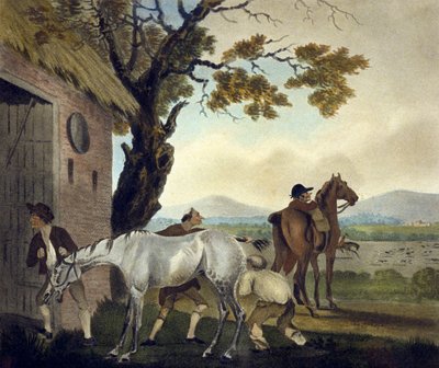 诡计，选自《皮特利狩猎》，由F. Jukes（1745-1812）雕刻。 作者 查尔斯·洛林（后）史密斯