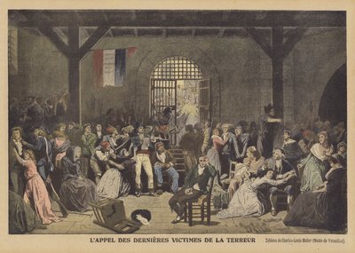 在Saint-Lazare监狱看到恐怖统治的最后受害者Lapepel des dernieres victimes de la Terreur 作者 Charles Louis Lucien Muller