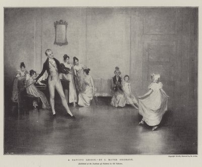 舞蹈课 作者 Charles MacIvor或MacIver Grierson