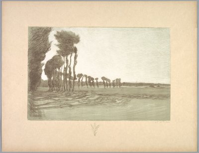 付款套件：风景，板5，Remarque，三茎小麦，1892-1893年。 作者 查尔斯·玛丽·杜拉克