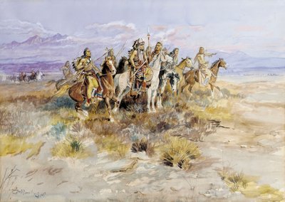 印度侦察队，1897年 作者 查尔斯·马里恩·拉塞尔