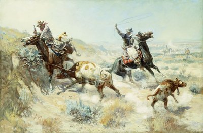 靶场母亲，1908年 作者 查尔斯·马里恩·拉塞尔