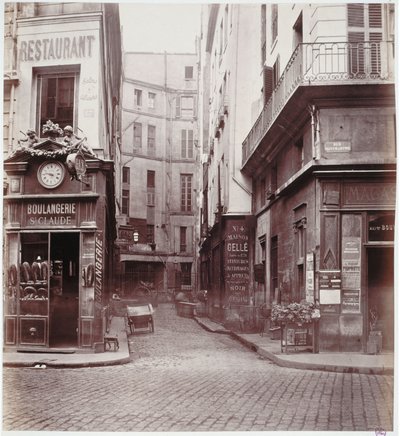 1858年至1878年间，巴黎Rue St. Sauveur街的圣克劳德陷入僵局 作者 查尔斯·马维尔