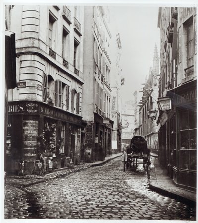 Rue Saint-Severin，巴黎Rue de la Harpe，1858-78 作者 查尔斯·马维尔