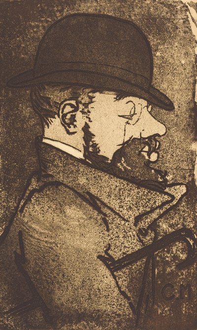 亨利-德-图卢兹-劳特累克，1890年。 作者 查尔斯·莫林