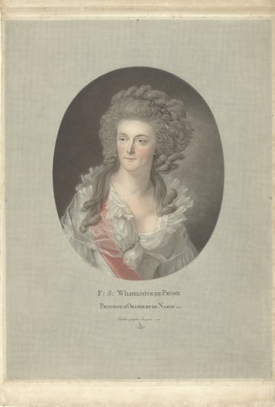 奥伦治-拿骚公主普鲁士威廉明娜肖像
女：男：Wilhelmine de Prusse Princesse d