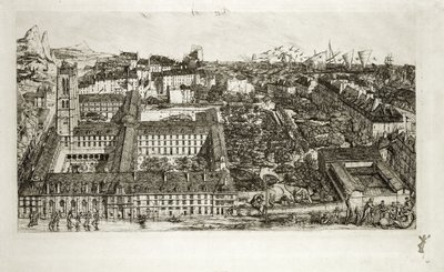 学院Henri IV和Lycee拿破仑，1864年 作者 查尔斯·梅里昂