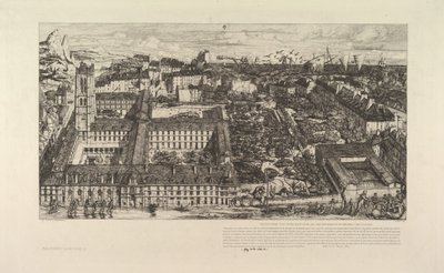 亨利四世大学（Henri IV）或拿破仑（LycéeNapoléon），1863-64年。 作者 查尔斯·梅里昂