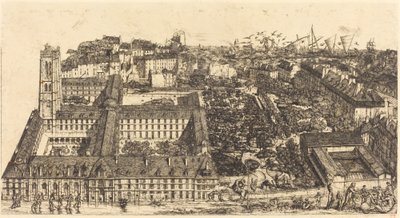 巴黎亨利四世学院或巴黎拿破仑学校 作者 查尔斯·梅里昂