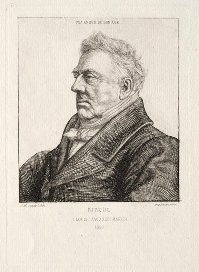 布列塔尼考古学家LJ Marie Bizeul，1860-1861年。 作者 查尔斯·梅里昂