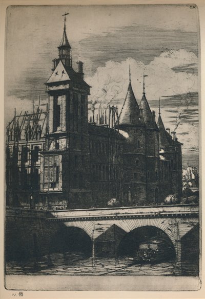 钟楼第三州，10 516 x 7 14英寸，1852年，1927年 作者 查尔斯·梅里昂