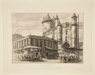 Le Grand Chatelet [约 1780 d 作者 查尔斯·梅里昂