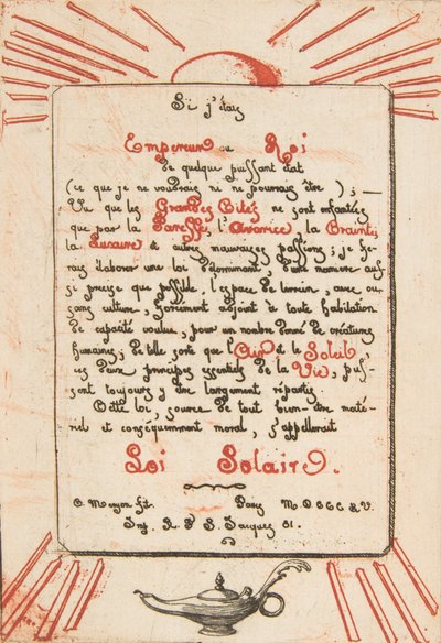 太阳法，1855年。 作者 查尔斯·梅里昂