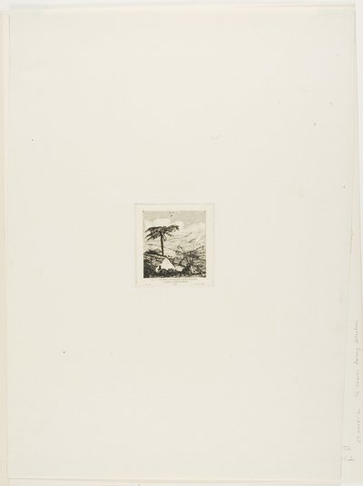 老兵的茅草屋，阿卡罗阿，1845 年 作者 查尔斯·梅里昂