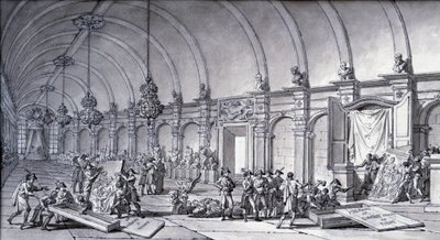 拿破仑·波拿巴 (Napoleon Bonaparte) 手下的艺术品掠夺：“科雷格圣母 (Antonio Correggio) 于 1796 年 5 月从帕尔马学院拿走并移交给法国策展人”。 Charles Meynier (1768-1832) 的中国水墨画。 暗淡。 0,17x0,32 米 作者 查尔斯梅尼尔