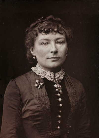艺术和传记专辑，第5年，沙龙1885年;法国画家Virginie ElodieMarieThérèseDemont-Breton（1859-1935）的肖像 作者 Charles Michelez