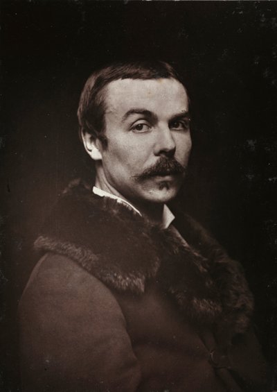 艺术和传记专辑，第5年，沙龙1885年;法国画家Albert Bettannier的肖像（1851-1932） 作者 Charles Michelez