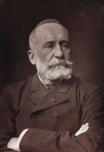 艺术和传记专辑，第6年，沙龙1885年;法国画家Pierre Puvis de Chavannes（1824-1898）的肖像 作者 Charles Michelez
