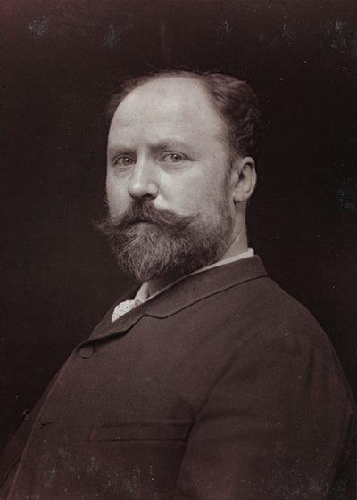 艺术和传记专辑，第6年，沙龙1885年;法国画家Paul Grolleron的肖像（1848-1901） 作者 Charles Michelez