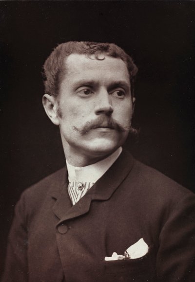 艺术和传记专辑，第6年，沙龙1885年;艺术家Louis Fernandez Pelez De Cordova的肖像 作者 Charles Michelez