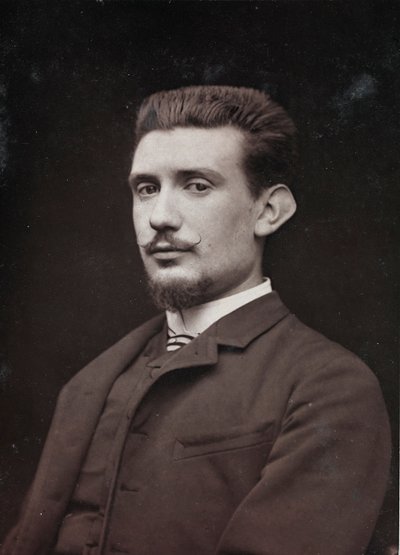 艺术和传记专辑，第6年，沙龙1885年;画家Henri Laurent Desrousseaux的肖像（1862-1906） 作者 Charles Michelez