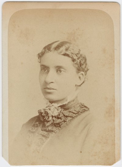 Lottie Grimke的Visie卡，1870年 作者 查尔斯·米尔顿·贝尔