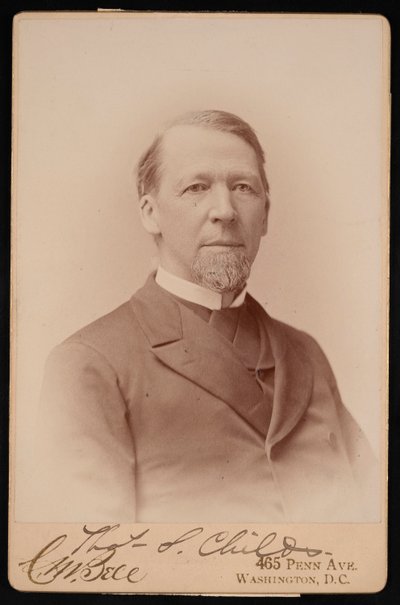 托马斯-斯宾塞-蔡尔兹的肖像，1825-1914年，1893年前。 作者 查尔斯·米尔顿·贝尔