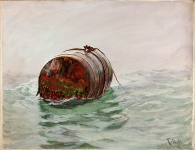 浮标（身体颜色和纸上水彩） 作者 查尔斯·纳皮尔·海米