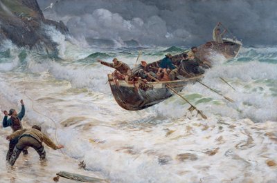 船如何回家，1886年 作者 Charles Napier Hemy
