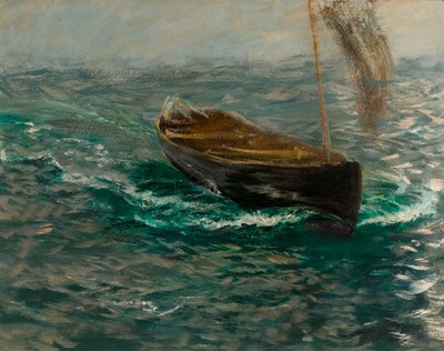 航行小艇（纸上油）的研究 作者 Charles Napier Hemy