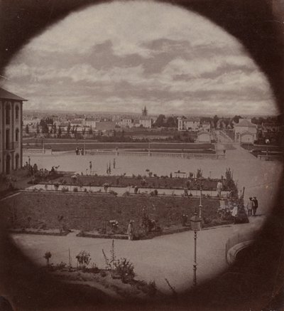 Asile impériale de Vincennes, Charenton的景观, 1858-59年。 作者 查尔斯·内格雷