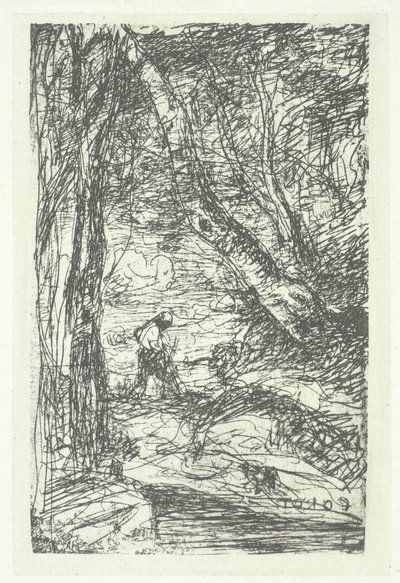 Le bucheron，可能是1857年，1982年印刷。 作者 查尔斯·内格雷