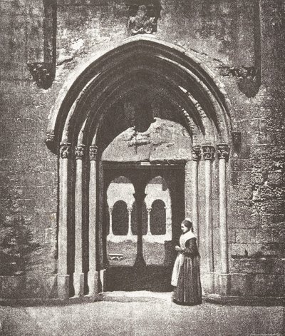 Portail Saint-Trophime, Entrée Du Cloître, Arles, Église Métropolitaine de Saint-Trophime, ..., 1852. 作者 查尔斯·内格雷