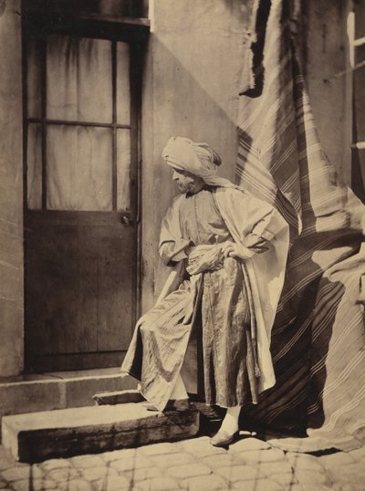 [东方服装的自画像]，1855-60。 作者 查尔斯·内格雷