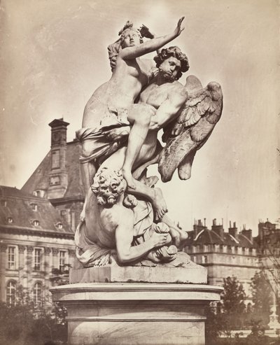 Tuileries雕像：G. Marsy和A.Flamen: Boreas abducting Orythia, 1859. 作者 查尔斯·内格雷