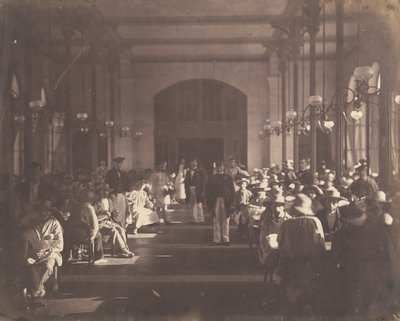 文森帝国庇护所的食堂，1858年至1859年。 作者 查尔斯·内格雷