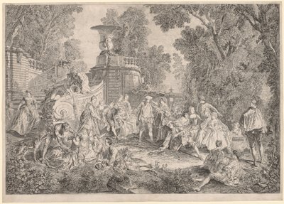 《盲人游戏》（The Game of Blind Mans Bluff），1739年。 作者 查尔斯·尼古拉斯·科钦
