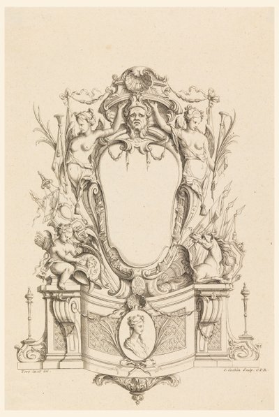 Cartouche Nouvellement Inventez "中的 Cartouche 设计 作者 让·伯纳德·奥诺雷·托罗
