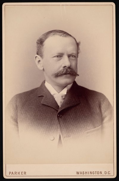 詹姆斯-米尔顿-弗林特博士的肖像，1838-1919年，1887年至1904年间。 作者 查尔斯·帕克