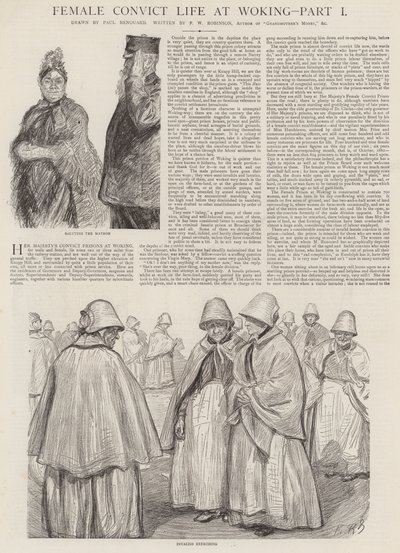 女性定罪生活在沃金 作者 Charles Paul Renouard