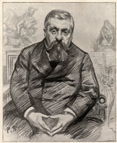 Charles Alexandre Dupuy（1851-1923）的肖像，法国政治家。 作者 查尔斯·保罗·雷诺德