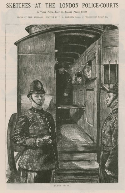 伦敦警察局的草图 作者 Charles Paul Renouard