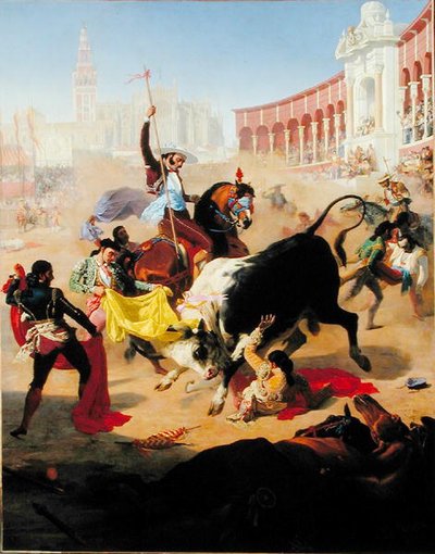 斗牛，1846年 作者 查尔斯·波里恩