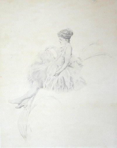 百合花上的仙女（银点） 作者 查尔斯·普罗斯珀·桑顿